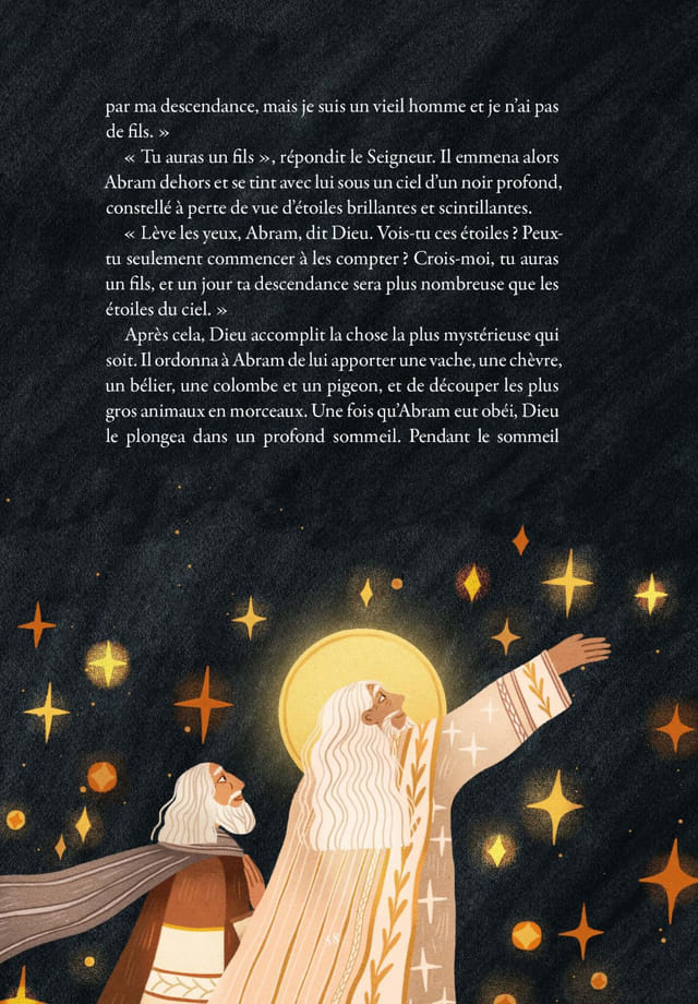 Dieu montre les étoiles à Abram